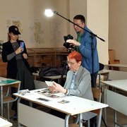 В нашем филиале прошли съемки фильма «Маршрут длиною в жизнь», посвященный ученому М.В. Шумилину, одного из родоначальников атомной отрасли России.   