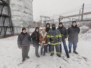 Студенты посетили Пожарный поезд станции Златоуст.