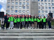 Студенты ЗФ ЮУрГУ приняли участие в эстафете 1 мая.